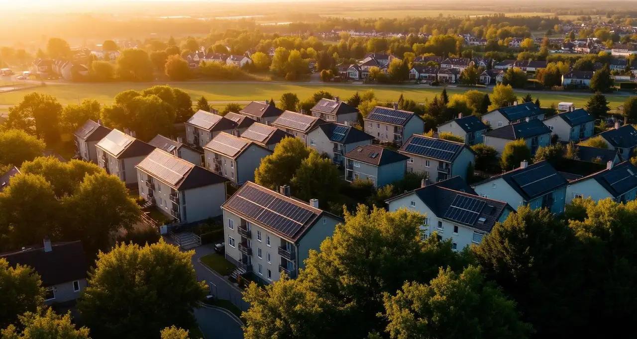 Grüne Landschaft Luxemburgs