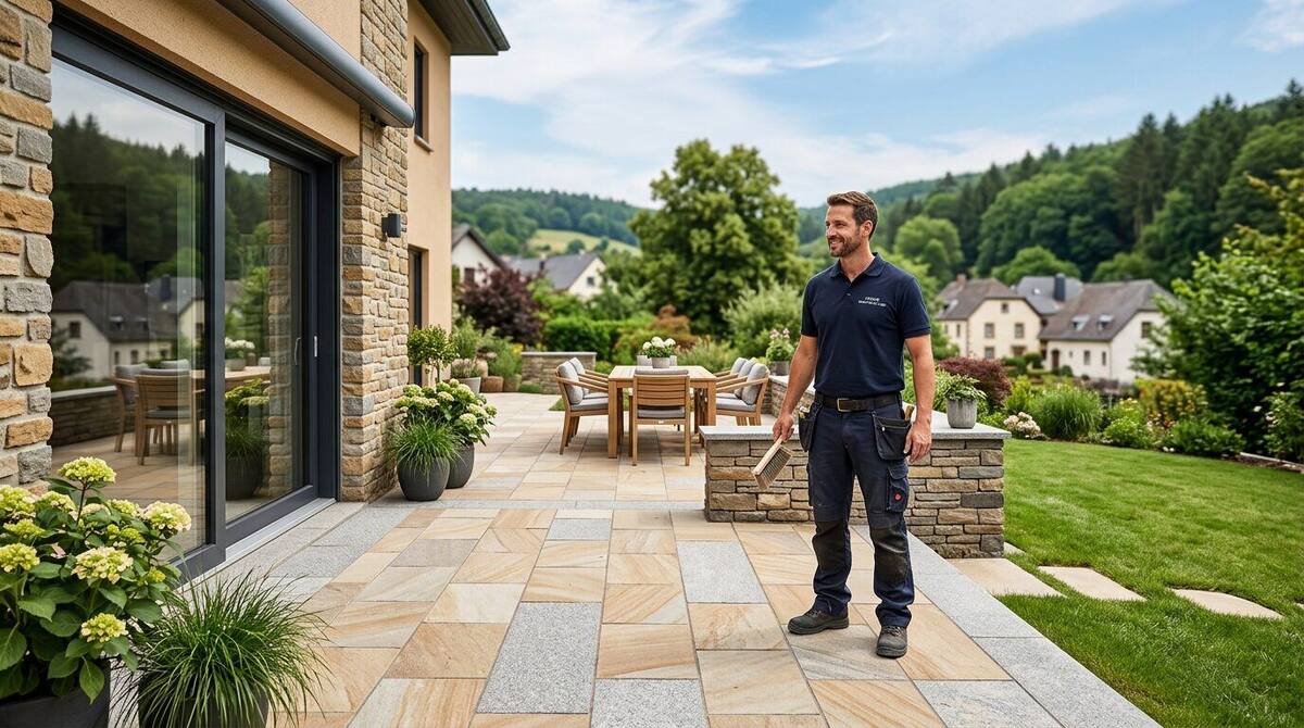 Terrasse en pierre